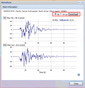 Waveform window